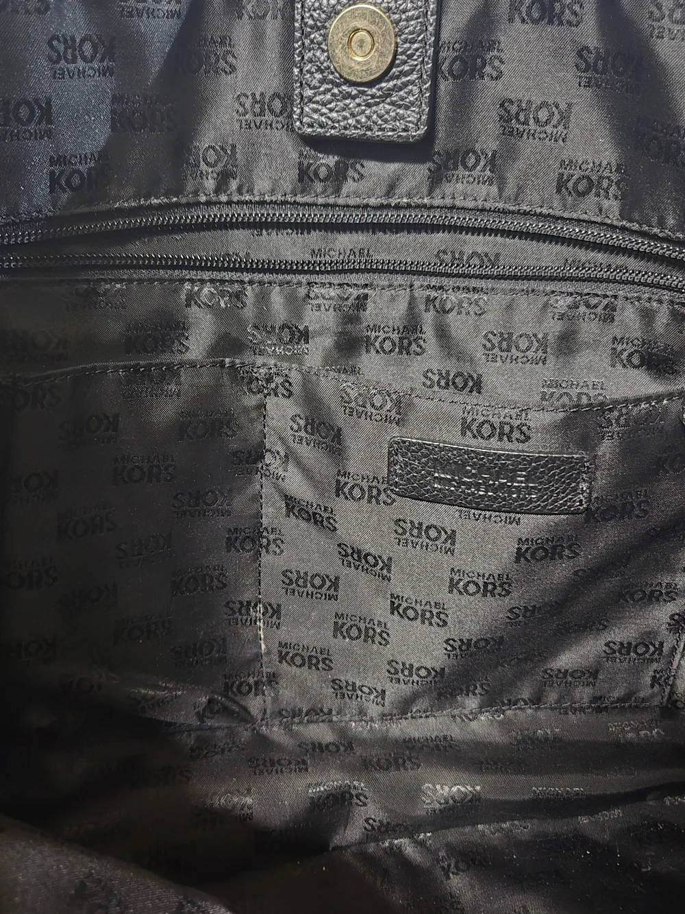 Michael Kors Black Monogram Tote